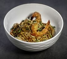 Лапша удон с овощами