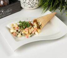Оливье с курочкой