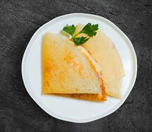 Блинчики с ветчиной и сыром