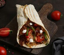 Խոզի շաուրմա լոշիկով