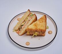 Сэндвич с рваной креветкой