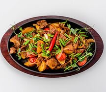 Садж с картошкой