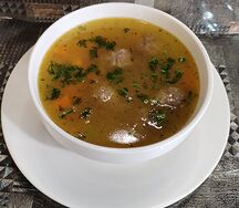 Суп с фрикадельками