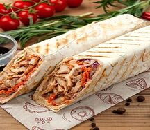Шаурма с курицей Терияки