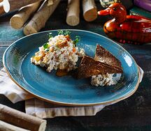 Домашнее Оливье с уткой