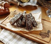 Гренки бородинские с чесноком и сыром