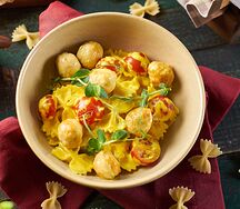 Паста с фрикадельками