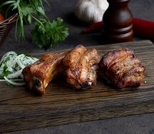 Шашлык из свиных ребер