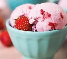 Glace fraise