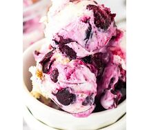 Glace cheesecake