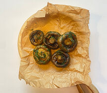 Шампиньоны на гриле