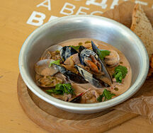 Соте из морепродуктов