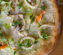 Пицца с морепродуктами