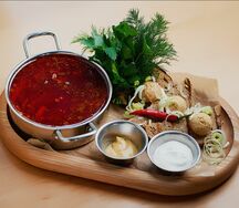 Борщ с говядиной