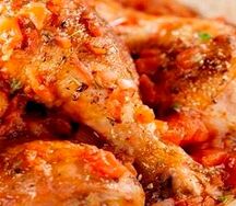 Poulet sauté avec attieke 
