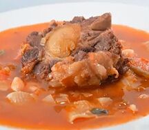 Patte de boeuf au riz
