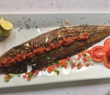 Sole frit avec attieké