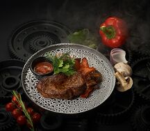 Стейк из свиной шеи