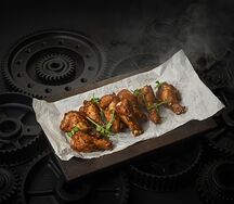 Крылышки в медово-горчичном соусе