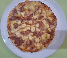 Pizza praia à l'ananas grande
