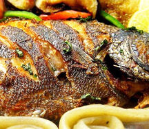 Poisson carpe braisé