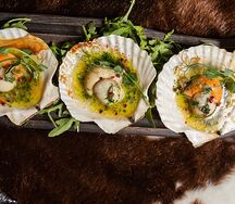 Подкопчённые морские гребешки