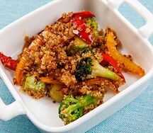 Киноа с овощами