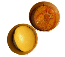 Sauce arachide avec foutou banane