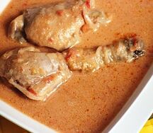 Sauce arachide ו riz blanc