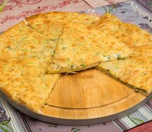 Хачапури с зеленью и сыром