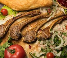 Шашлык из бараньей корейки