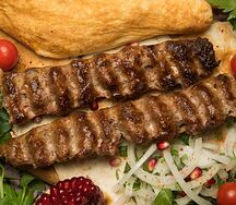 Люля-кебаб из свинины и говядины