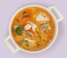Том Ям с кальмаром
