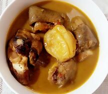 Soupe de pattes de bœuf