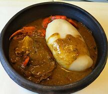 Placali ו sauce graine kopé