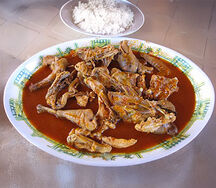 Soupe de poulet africain