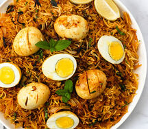 Egg biryani