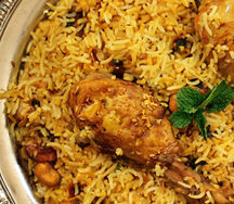Chicken dum biryani