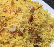 Zafrani rice