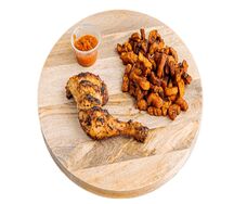 Plat d'alloco poulet