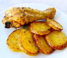 Plat de patate grillé