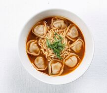 Рамен с пельменями