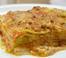 Lasagne à la bolognaise 