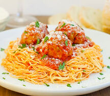 Spaghetti aux boulettes