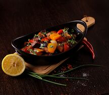 Հորթի ֆիլե բանջարեղենով