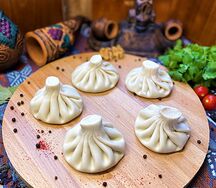 Хинкали классические (свинина-говядина) отварные