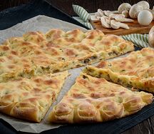 Пирог с картофелем и грибами
