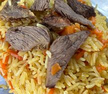 Плов с говядиной