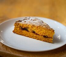 Пирог Морковный с вишней (постный)