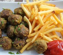 Boulettes de viande de boeuf & frites